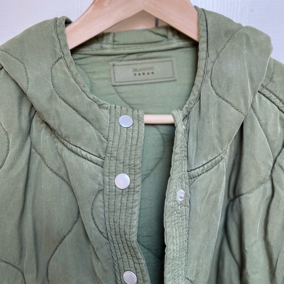 EUC Blank NYC quilted hooded jacket women’s size Large - Picture 2 of 6